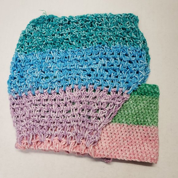 Unisex Crochet Unique Handmade Multicolor Hoodie with Mask | Facemask| - Picture 7 of 12